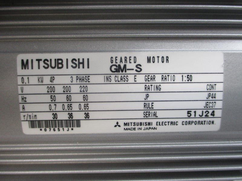 MITSUBISHI GM-S KEG-B9425-01 200/220V 0.7/0.65A NSMP