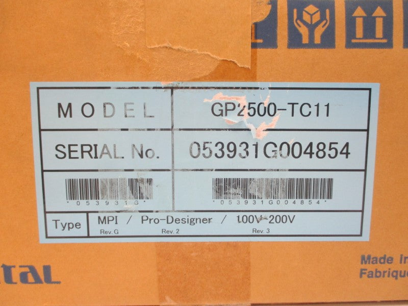 PRO-FACE 3180021-01 GP2500-TC11 100-240VAC 0.9A NSMP