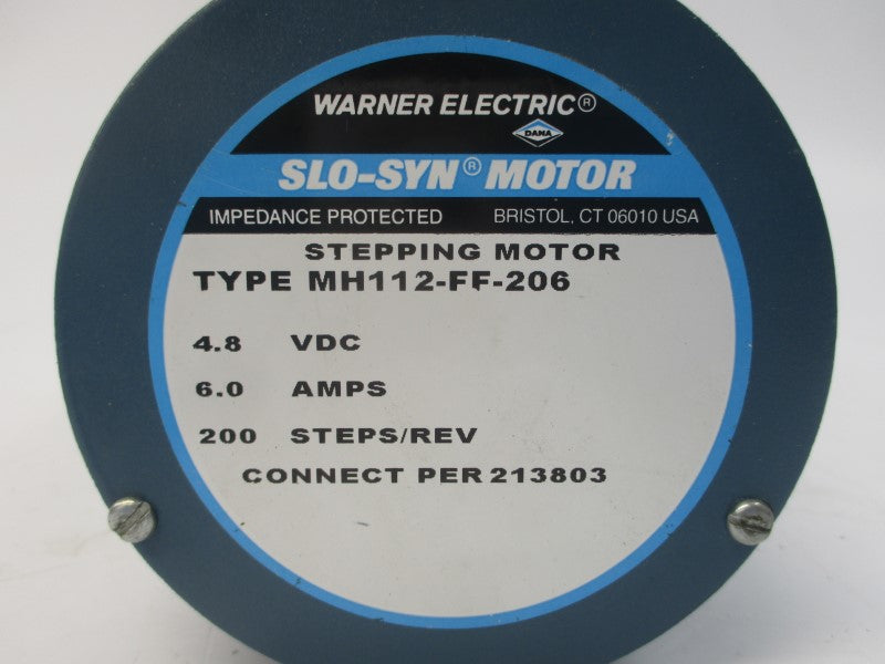 WARNER ELECTRIC MH112-FF-206 4.8VDC 6.0A UNMP