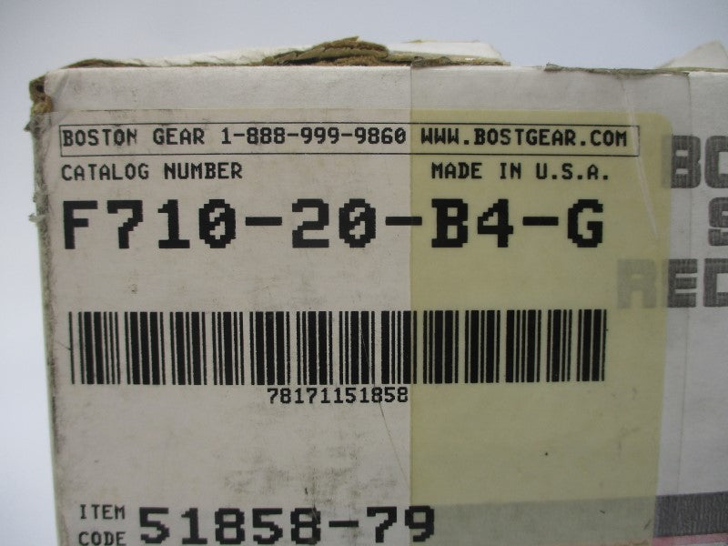 BOSTON GEAR F710-20-B4-G NSMP