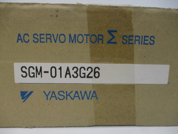YASKAWA ELECTRIC SGM-01A3G26 200VAC 0.87A NSMP