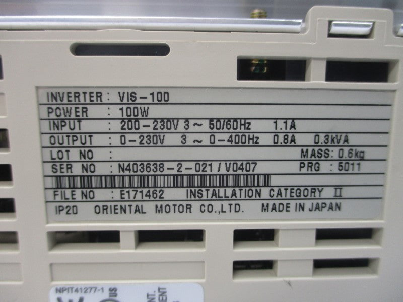 ORIENTAL MOTOR UV425ST-GN NSMP