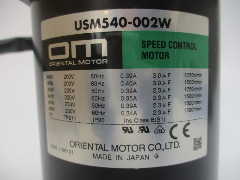ORIENTAL MOTOR US540-002E NSMP