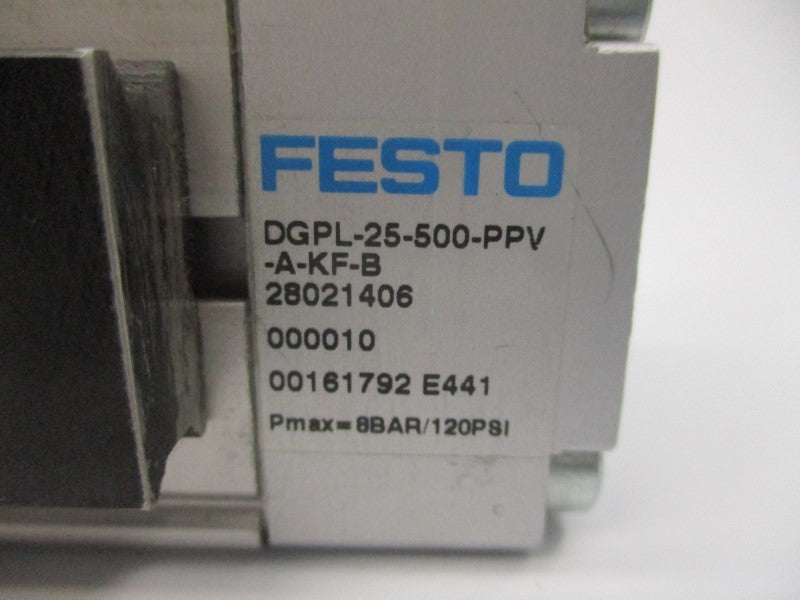FESTO DGPL-25-500-PPV-A-KF-B 28021406 120PSI NSNP