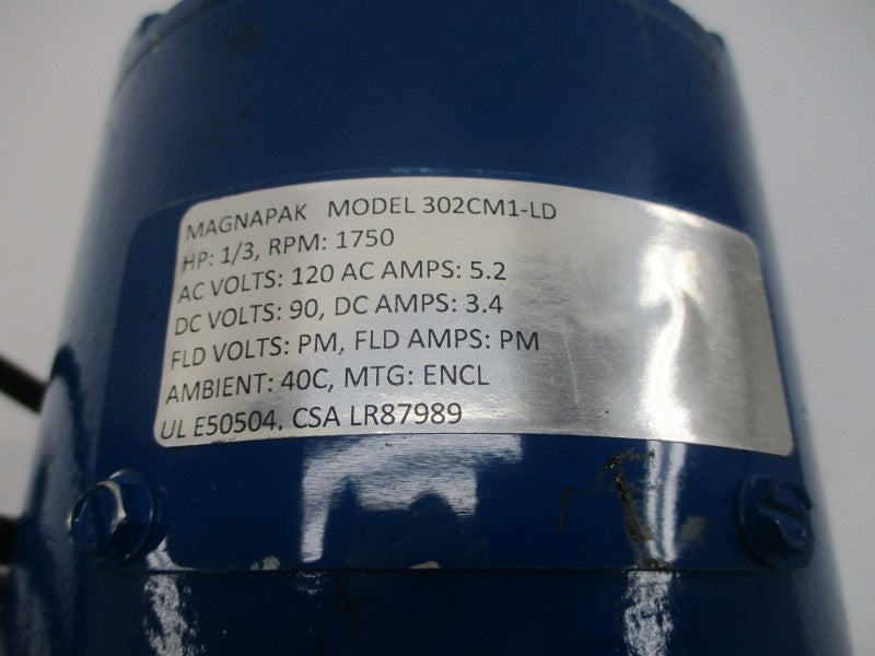 GRAHAM MOTORS AND CONTROLS 302CM1-LD 90VDC 5.2A NSNP