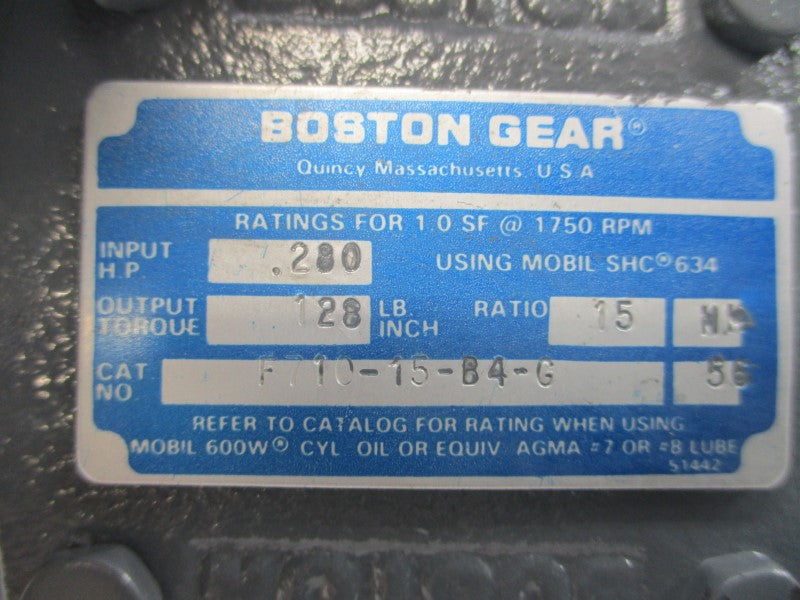 BOSTON GEAR F710-15-B4-G NSMP