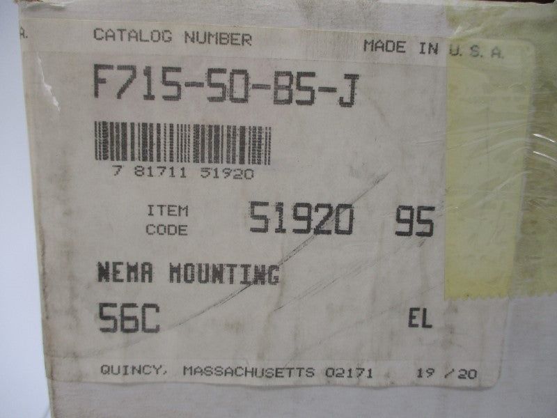BOSTON GEAR F715-50-B5-J NSMP