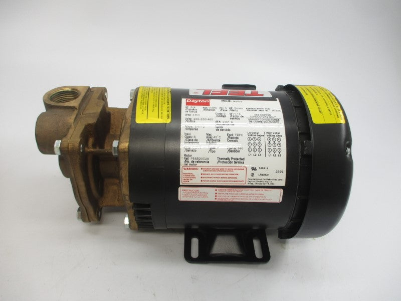 TEEL 2P107 W/ DAYTON 9HM02 208-230/460V 2.4/1.2A NSMP
