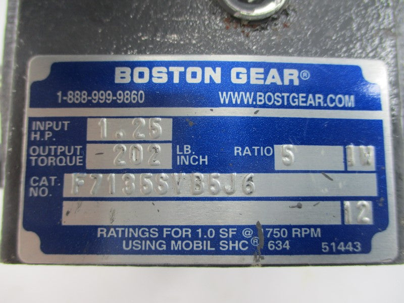BOSTON GEAR F713-5SV-B5-J6 NSMP