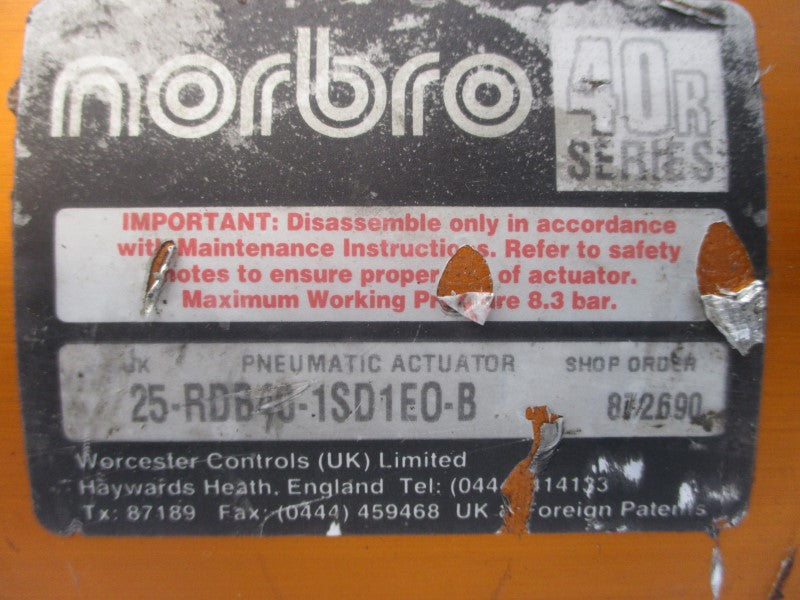 NORBRO 25-RDB40-1SD1E0-B UNMP