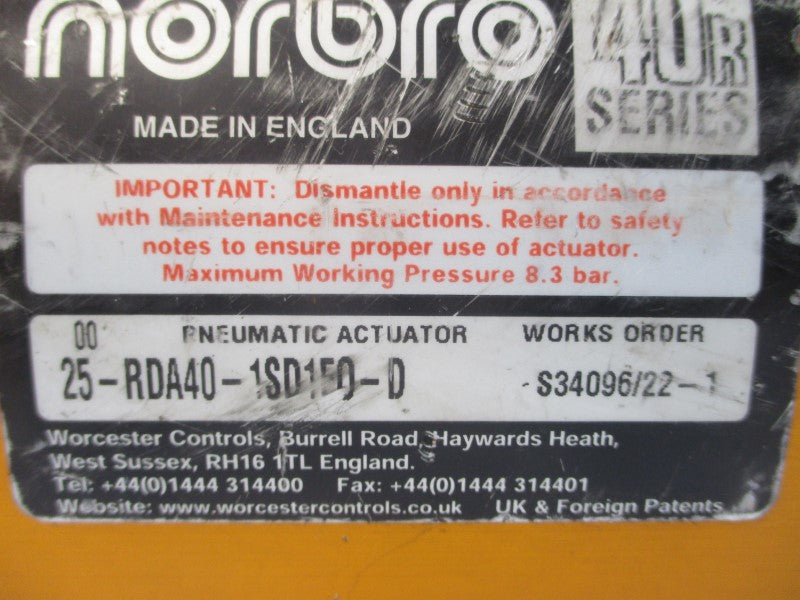 NORBRO 25-RDA40-1SD150-D UNMP
