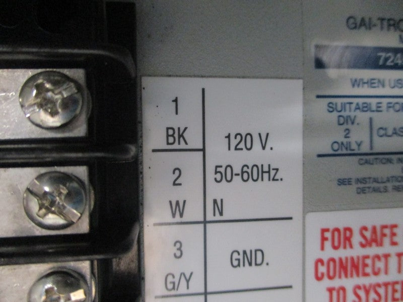 GAI-TRONICS 7245-004 120V NSNP