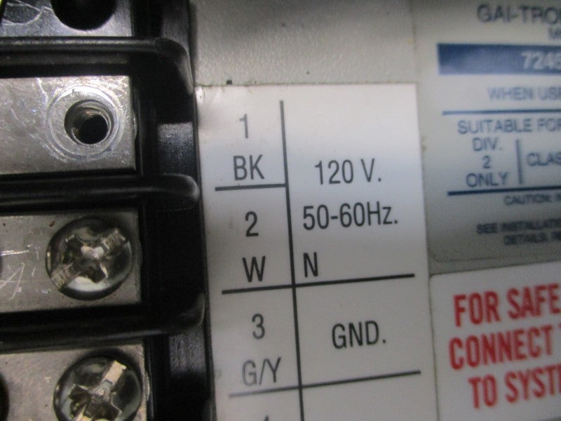 GAI-TRONICS 7245-004 120V UNMP