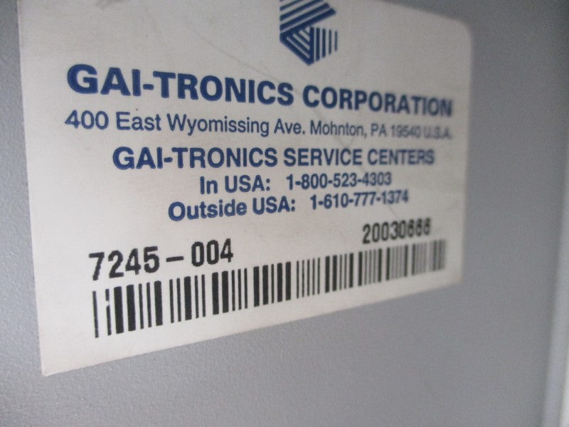 GAI-TRONICS 7245-004 120V UNMP