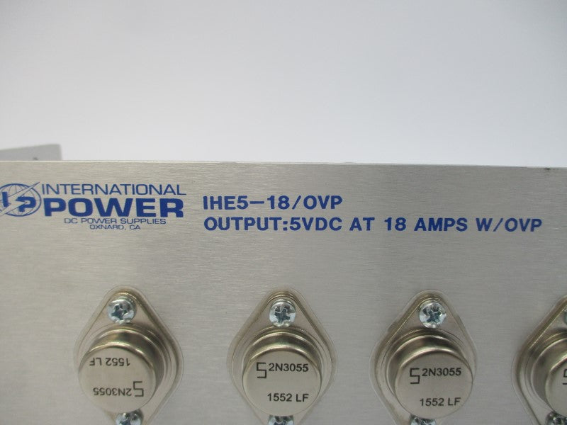 INTERNATIONAL POWER IHE5-18/OVP 230/240VAC 3A NSMP