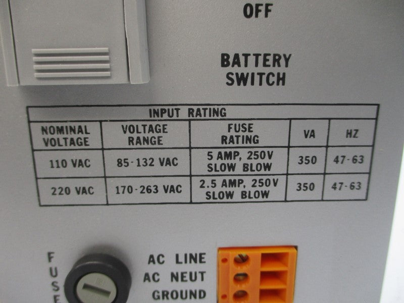 SIEMENS 560-2122 170-263VAC 5A (NO KEY) NSNP