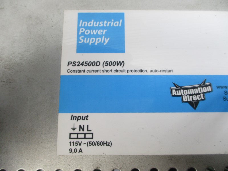 AUTOMATION DIRECT PS24500D 115V 9.0A UNMP