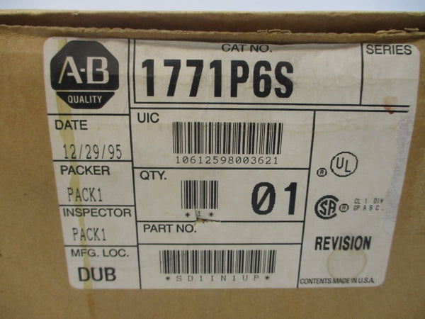 ALLEN BRADLEY 1771-P6S 220VAC 8A NSMP