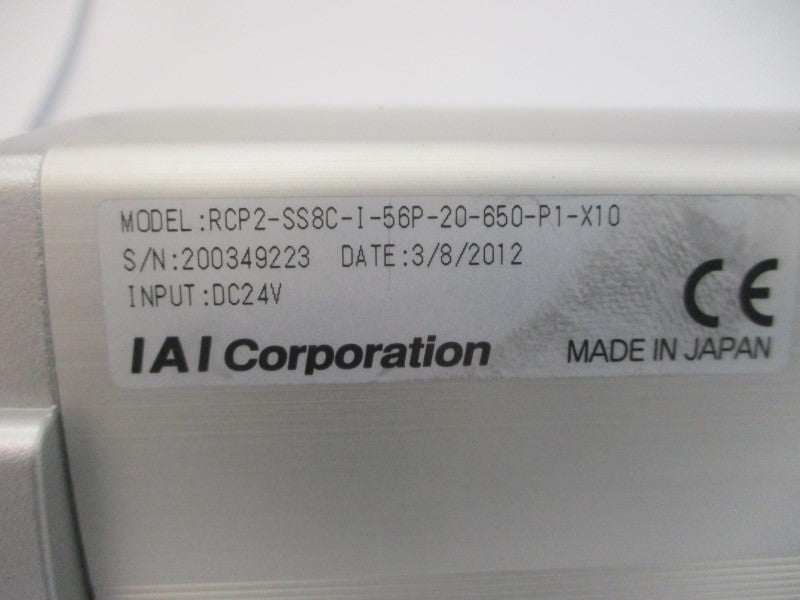 IAI RCP2-SS8C-I-56P-20-650-P1-X10 24VDC NSNP