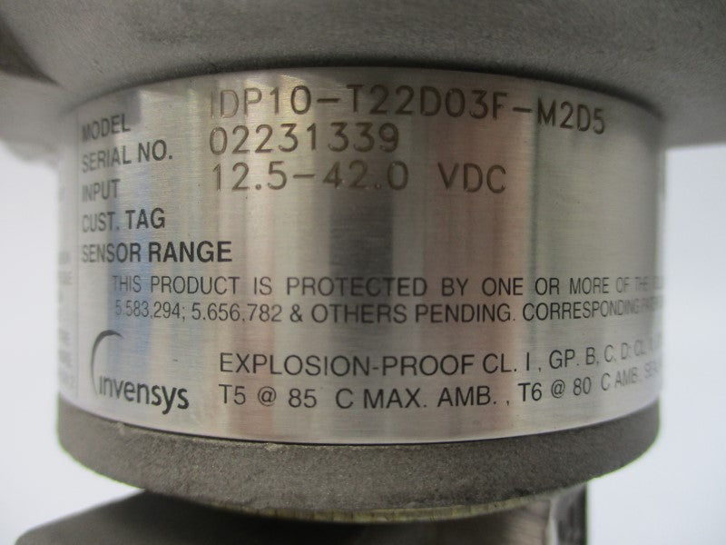 INVENSYS IDP10-T22D03F-M2D5 12.5-42.0VDC 2175PSI NSNP