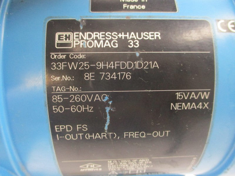ENDRESS+HAUSER 33FW25-9H4FDD1D21A 85-260VAC NSNP