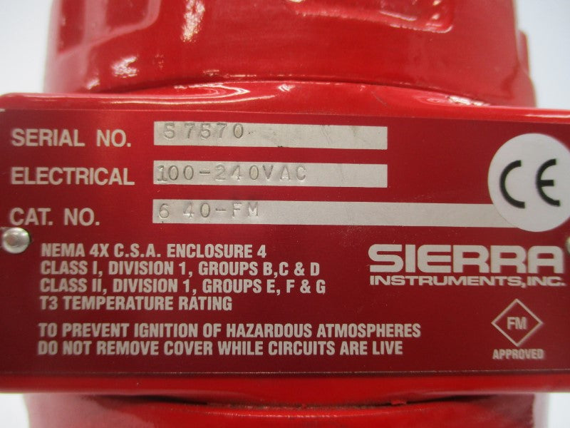 SIERRA 640S-RFQ-1563-1 640-FM 100-240VAC 230PSI NSNP