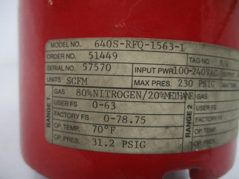 SIERRA 640S-RFQ-1563-1 640-FM 100-240VAC 230PSI NSNP