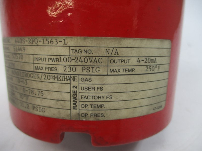 SIERRA 640S-RFQ-1563-1 640-FM 100-240VAC 230PSI NSNP