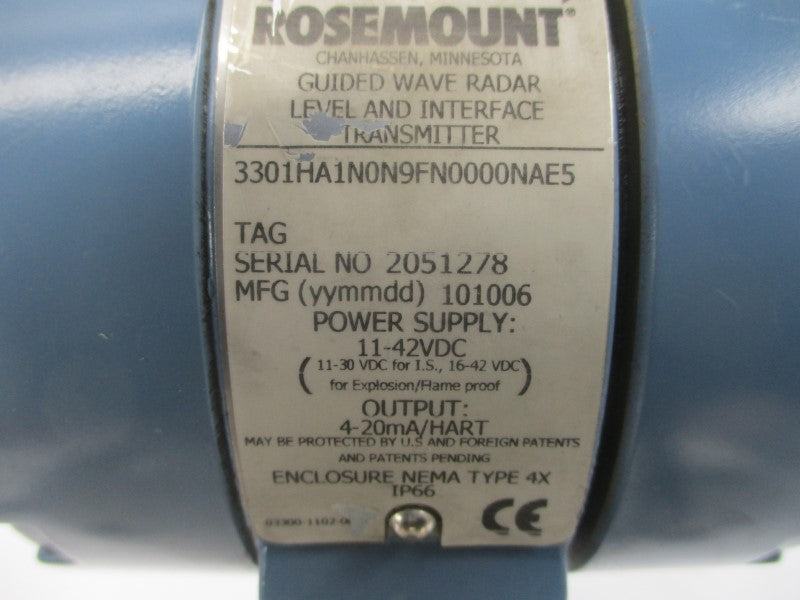 ROSEMOUNT 3301HA1N0N9FN0000NAE5 11-42VDC NSNP