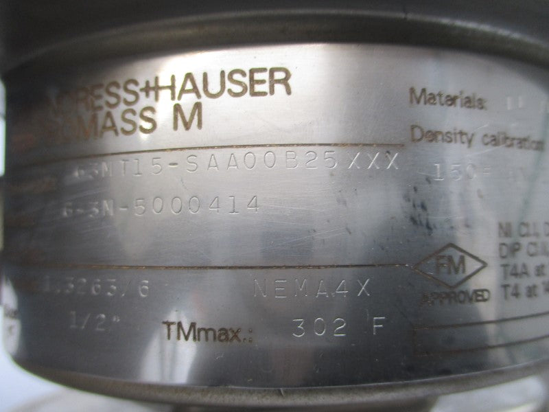 ENDRESS+HAUSER 63MT15-SAA00B25XXX 1/2" NSNP