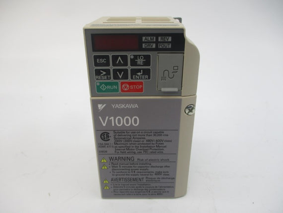 YASKAWA ELECTRIC CIMR-VU2A0001BAA 200-240VAC 1.1/0.7A REV. C NSMP
