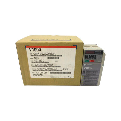 YASKAWA ELECTRIC CIMR-VU2A0002BAA 200-240VAC 1.9/1.5A REV. C NSMP