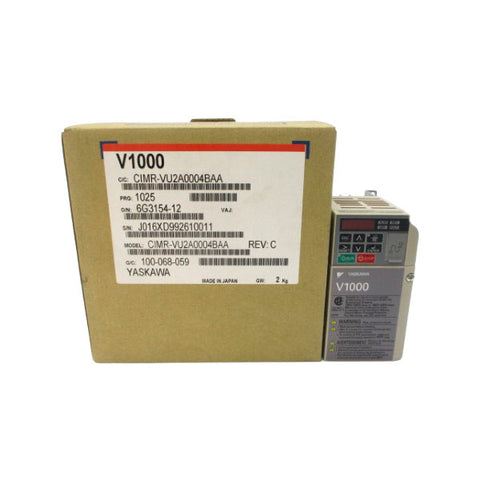 YASKAWA ELECTRIC CIMR-VU2A0004BAA 200-240VAC 3.9/2.9A REV. C NSMP