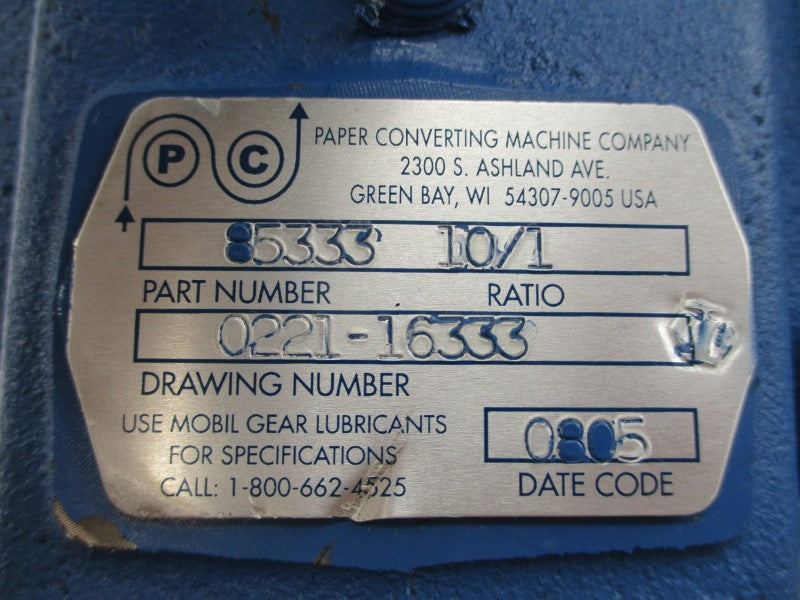 PAPER CONVERTING MACHINE 85333 0221-16333 NSNP