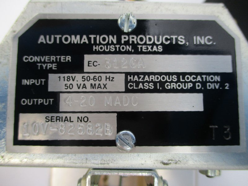 AUTOMATION PRODUCTS EC-312GA 118V NSNP