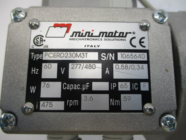 MECHATRONICS SOLUTIONS PCERD230M3T 277/480V 0.58/0.34A NSNP