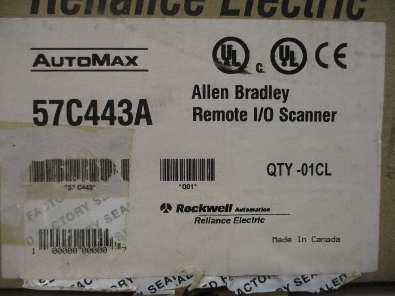 RELIANCE ELECTRIC 57443-1 57C443A REV. 01 REMAN
