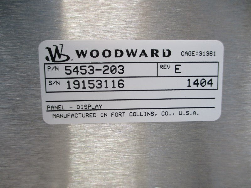 WOODWARD 5453-203 REV. E NSNP
