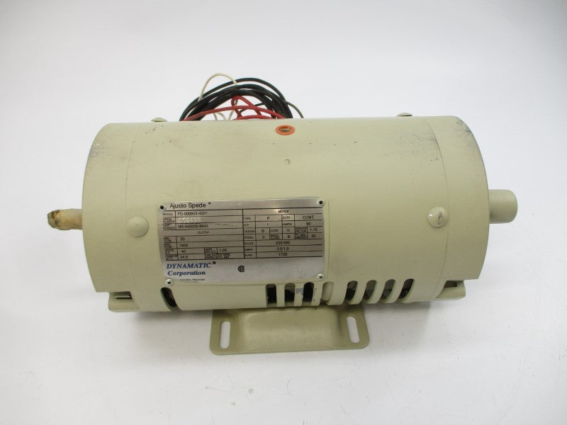 DYNAMATIC FD-009943-4001 M4-440000-9943 40VDC 1.25A (AS PICTURED) NSMP