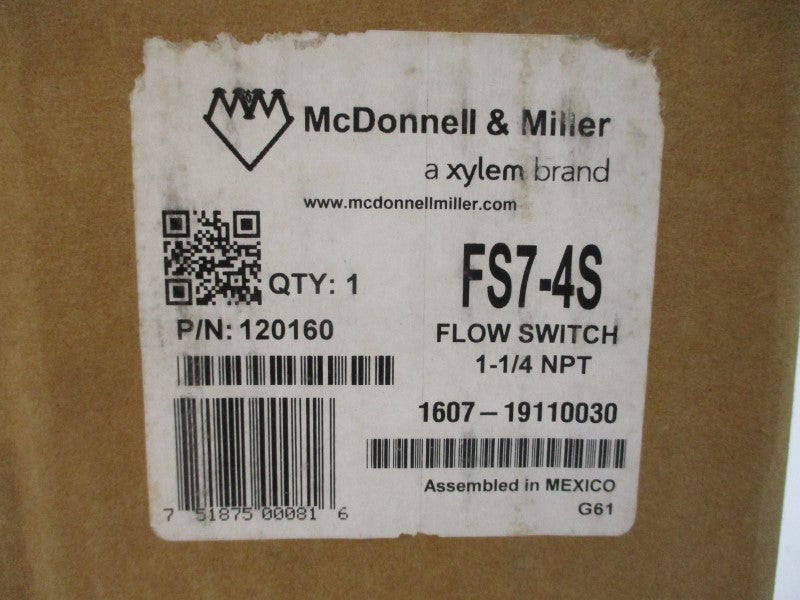 MCDONNELL & MILLER FS7-4S 120160 1-1/4" NSMP