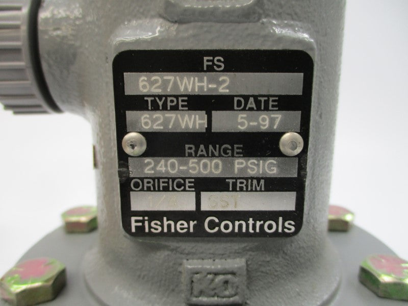 FISHER CONTROLS 627WH-2 627WH 240-500PSI 1/4" NSMP