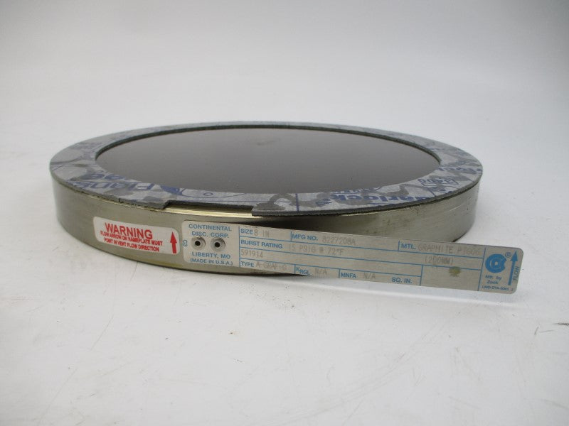 CONTINENTAL DISC 8227208A 15PSI 8" NSMP