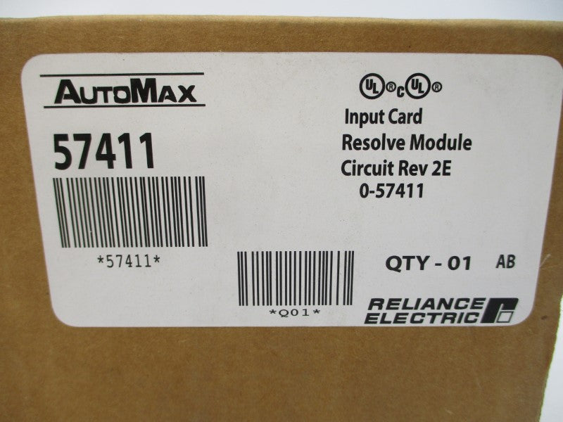 RELIANCE ELECTRIC 57411 REV. 2E NSFS