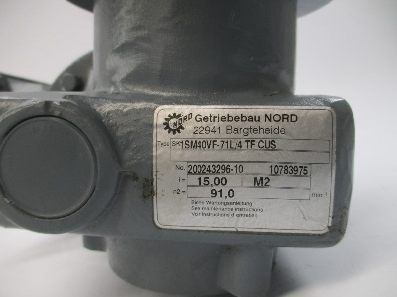 NORD 71L/4CUSTF 1SM40VF-71L/4CUS 230/400V 1.91/1.10A NSNP