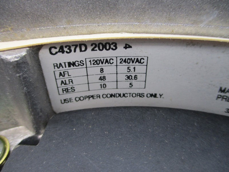 HONEYWELL C437D2003 120/240VAC 1-26"H2O REV. B NSMP