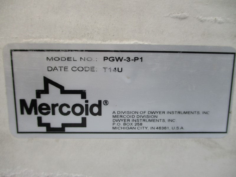 MERCOID PGW-3-P1 440VAC 3/6A 15PSI NSMP