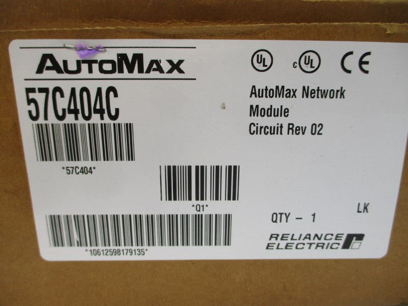 RELIANCE ELECTRIC 0-57404-3A 57C404C REV. 02 NSMP