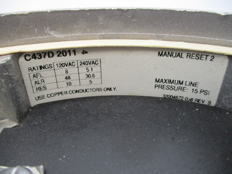 HONEYWELL C437D2011 120/240VAC 15PSI NSMP