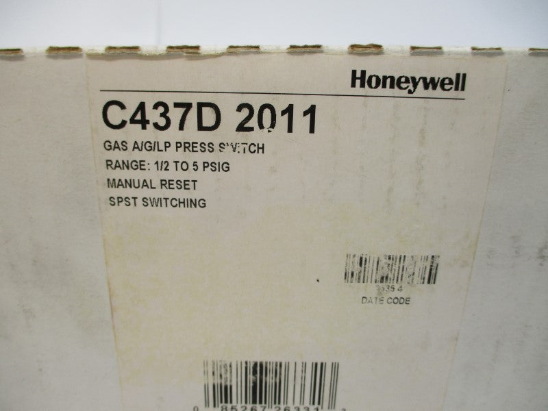 HONEYWELL C437D2011 120/240VAC 15PSI NSMP