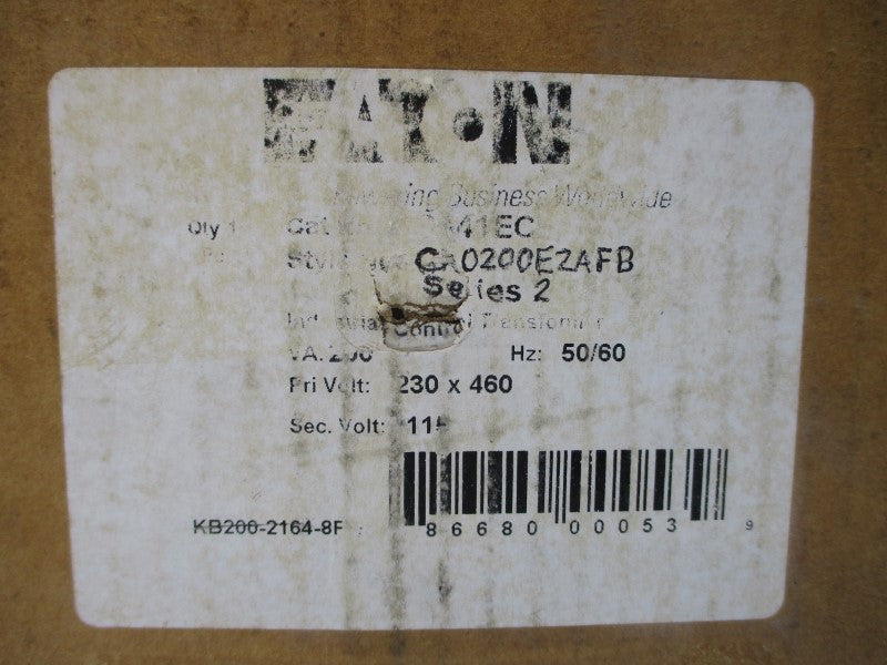 EATON C0200E2AFB SER. 2 230/460V NSMP